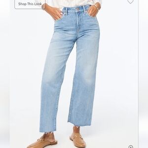 J. Crew Factory Light Blue Cropped Jeans